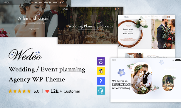 WedCo - Wedding WordPress Theme